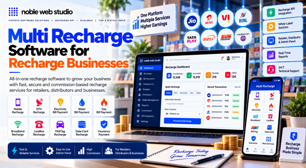 Multi Recharge Software for Recharge Businesses
