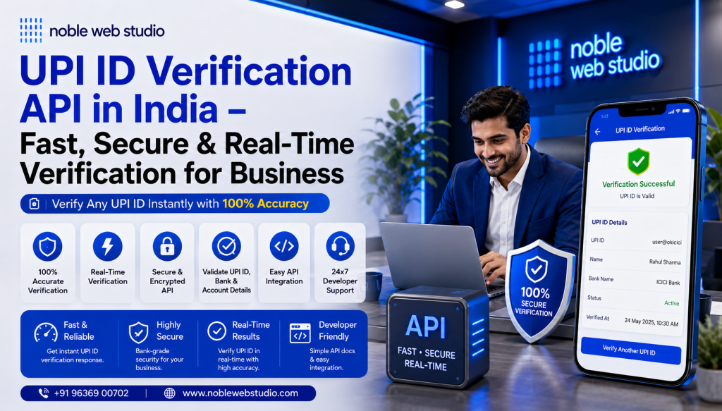 UPI ID Verification API in India – Fast, Secure & Real-Time Verification for Business