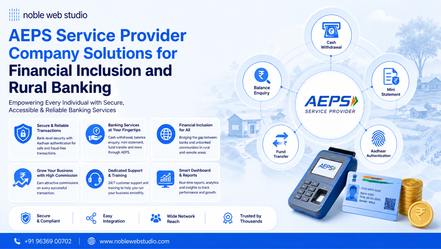 AEPS Service Provider Company Solutions for Financial Inclusion and Rural Banking