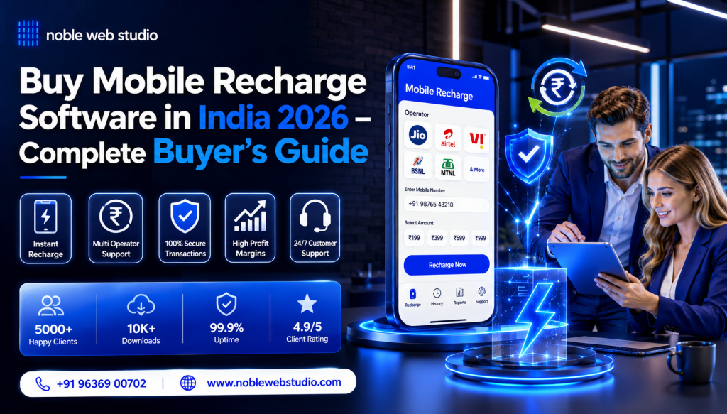 Buy Mobile Recharge Software in India 2026 – Complete Buyer’s Guide