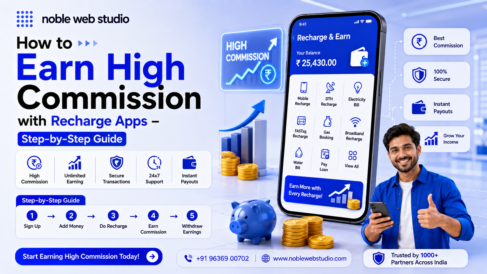 How to Earn High Commission with Recharge Apps – Step-by-Step Guide