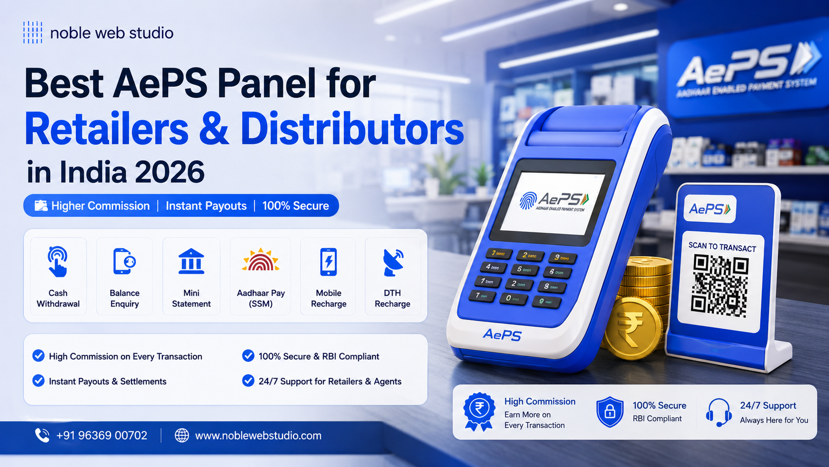 Best AePS Panel for Retailers & Distributors in India 2026