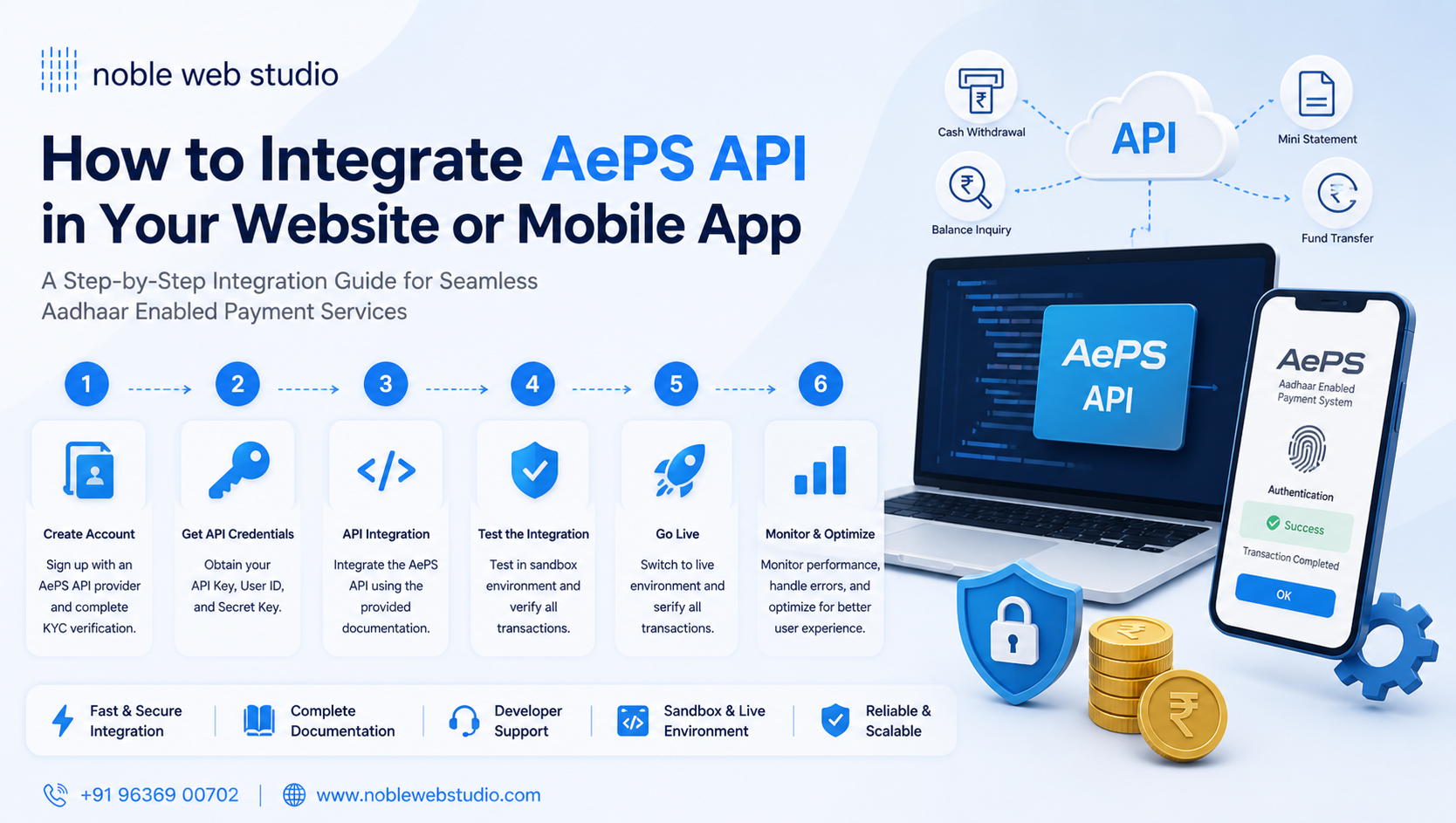 How to Integrate AePS API in Your Website or Mobile App
