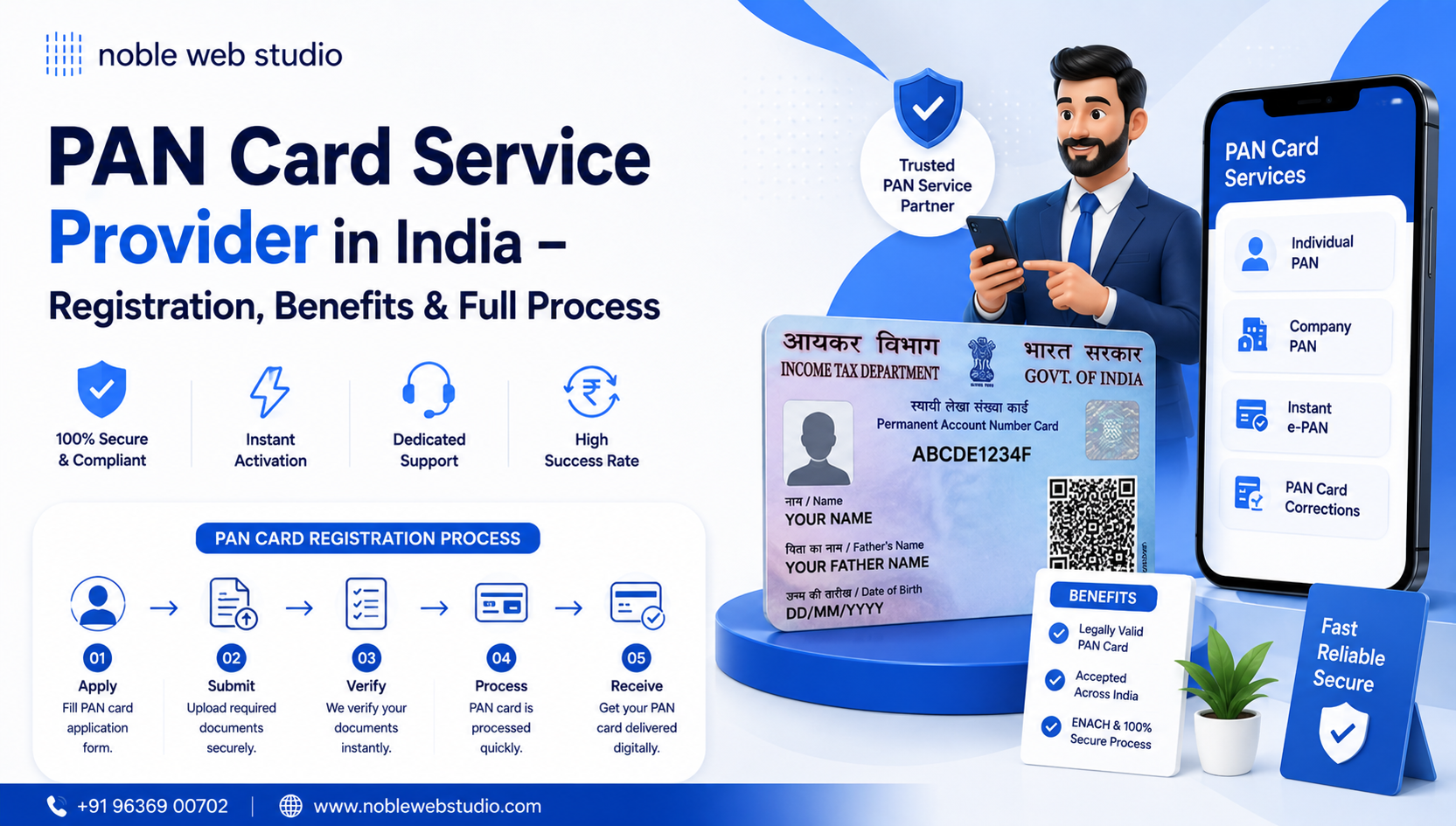 PAN Card Service Provider in India – Registration, Benefits & Full Process