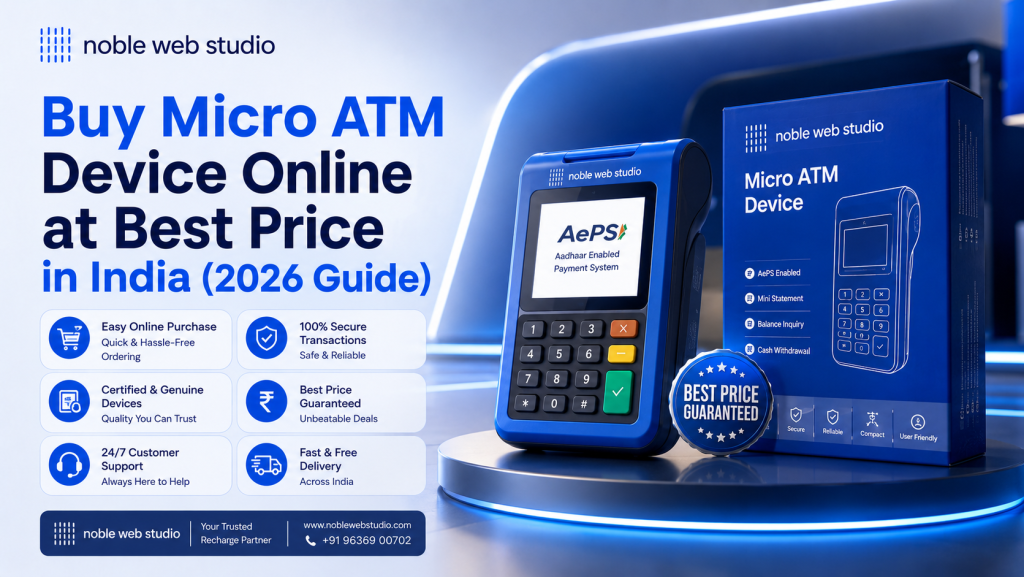 Buy Micro ATM Device Online at Best Price in India (2026 Guide)