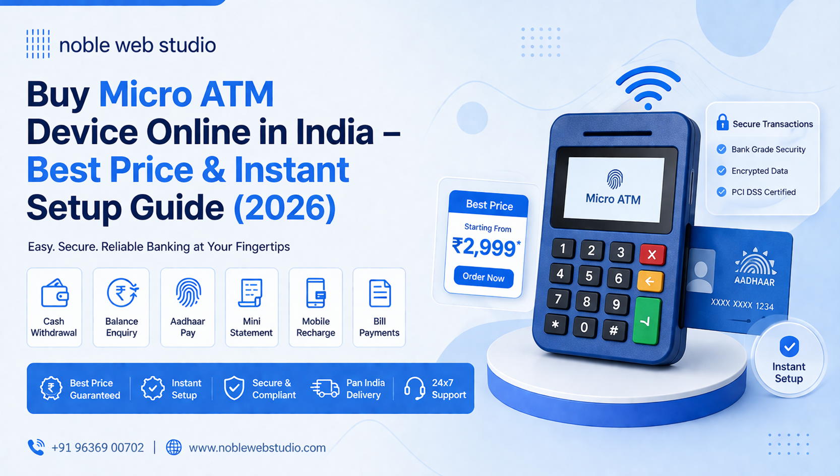 Buy Micro ATM Device Online in India – Best Price & Instant Setup Guide (2026)