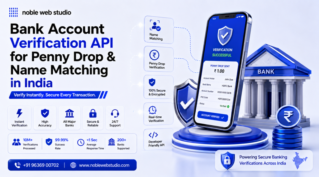 Bank Account Verification API for Penny Drop & Name Matching in India