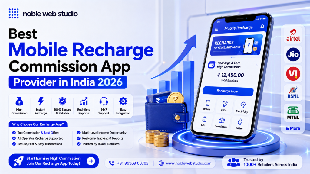 Best Mobile Recharge Commission App Provider in India 2026