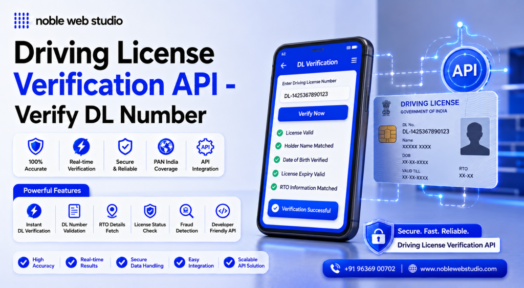 Driving License Verification API - Verify DL Number